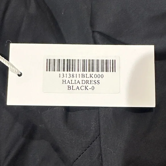 Reformation Black Halia Dress, Size 0 - Picture 6 of 7